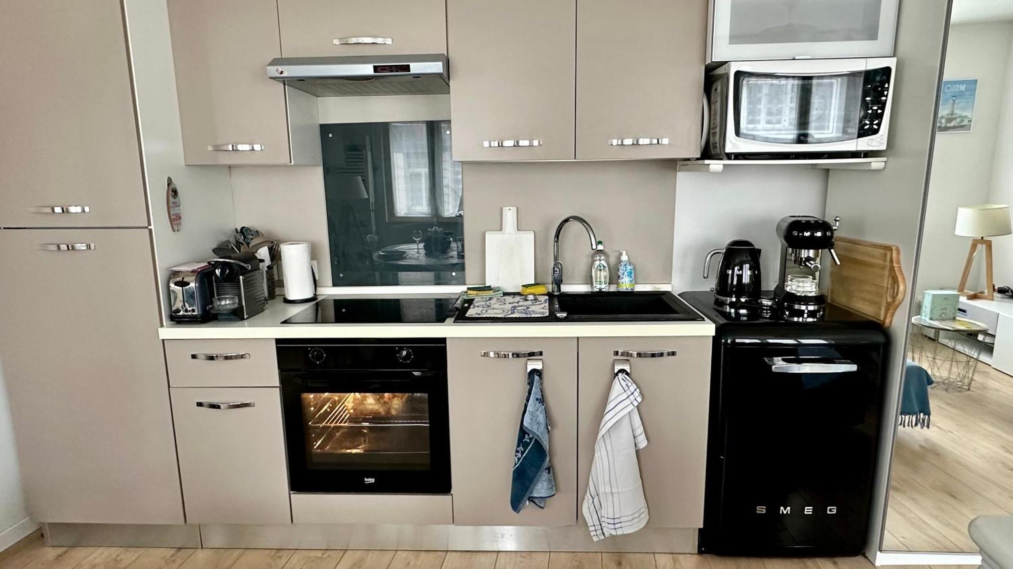 Appartement Cosy Vue Mer 말로-레-방 외부 사진
